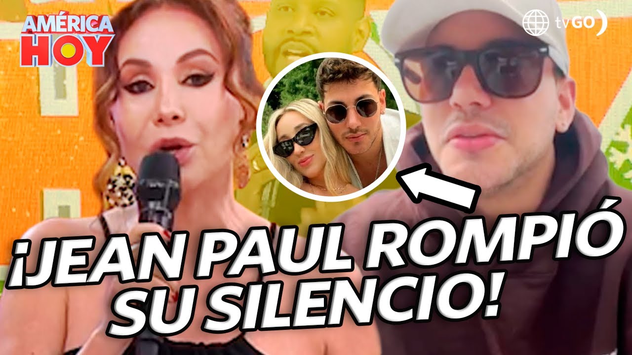 América Hoy: Jean Paul Santa María rompió su silencio tras la crisis con Romina Gachoy (HOY)