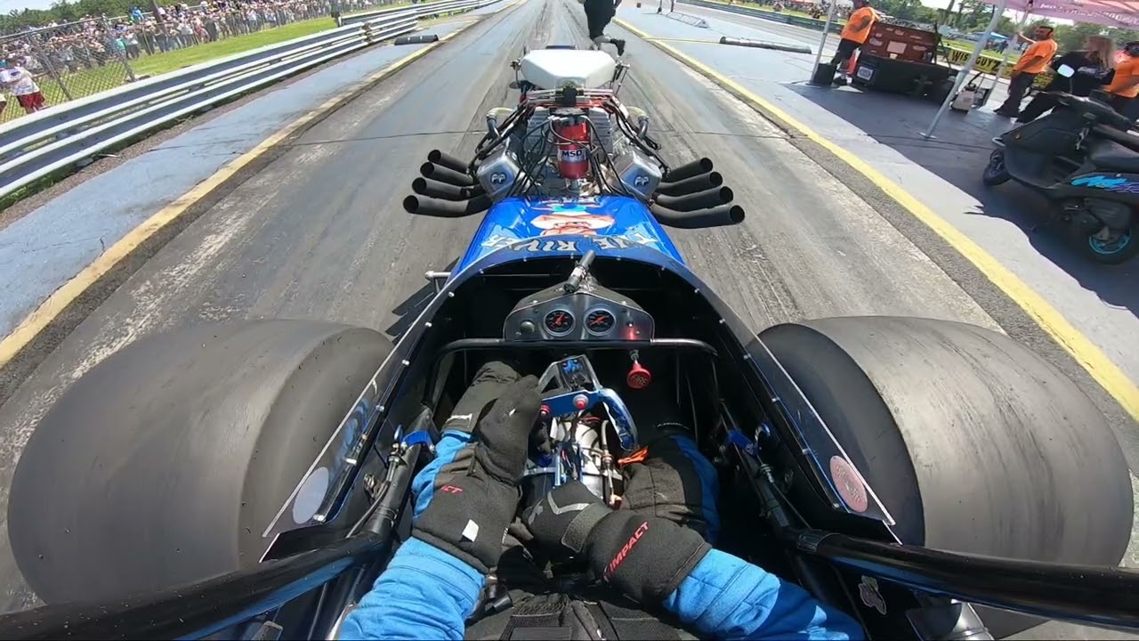 Ed Bliss Jr front engine dragster island dragway funny car throw down 2025 