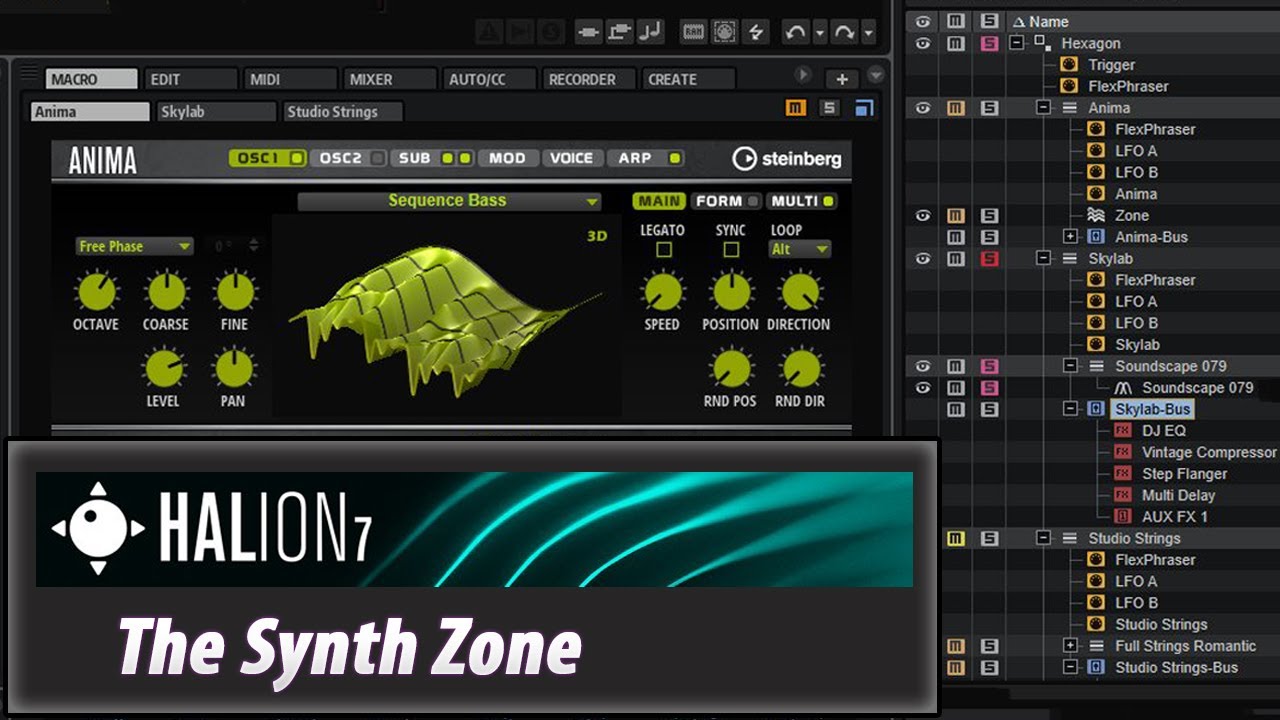 Halion 7 Tutorial #6 - The Synth Zone