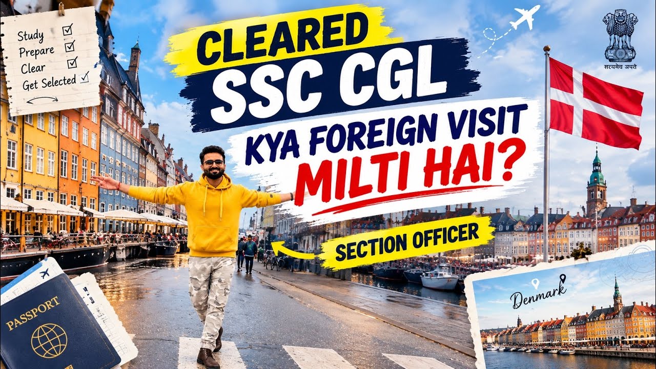 I Cleared SSC CGL&hellip; 5 Years Later I Was In Denmark 🇩🇰 | My Official Training Journey | Life after CGL