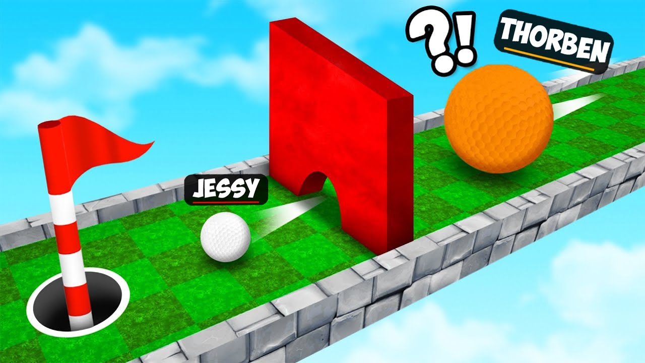 Mini Vs GROOT Tegen JESSY! (Golf it)