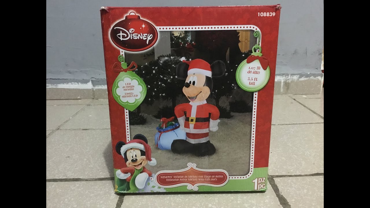 Review Mickey inflable Gemmy