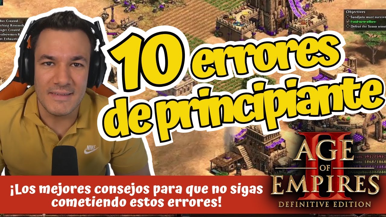 10 errores para principiantes en Age Of Empires II Definitive Edition