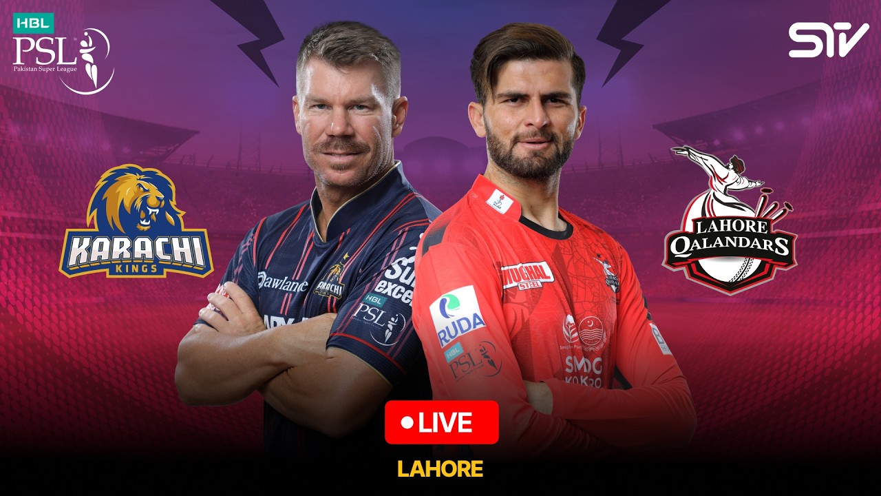 𝐋𝐈𝐕𝐄 |  Karachi Kings vs Lahore Qalandars | HBL PSL |  Match 32