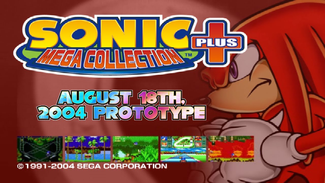 Sonic Mega Collection Plus (August 18th, 2004 Prototype)