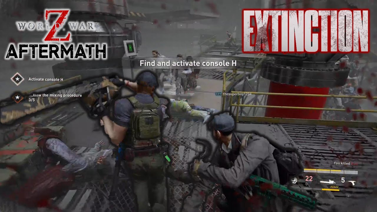 Extinction Support Medic Gameplay with Commentary | Moscow 3 & 4 | World War Z: Aftermath