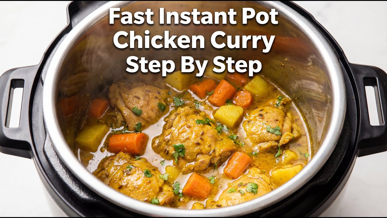 Fast Instant Pot Chicken Curry Cooking Guide Step By Step