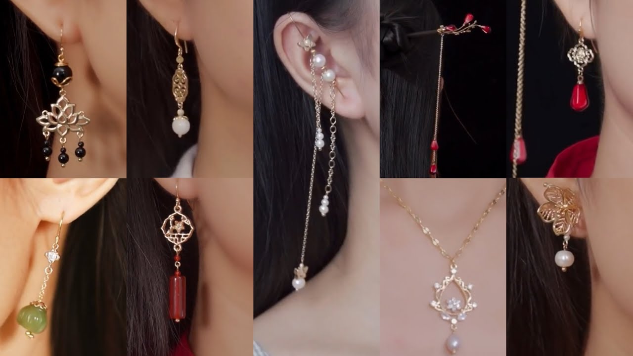 Làm trang sức cổ trang Trung Quốc | Making Chinese ancient jewelry- Nhã Di Các