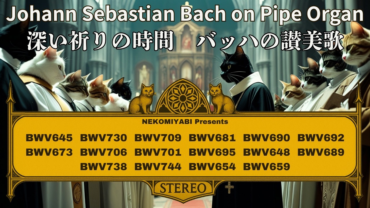 【パイプオルガンで聴くバッハ】魂の聖歌：赦しと救いのコラール集｜Melodies of Mercy and Salvation &ndash; Bach Organ Chorales
