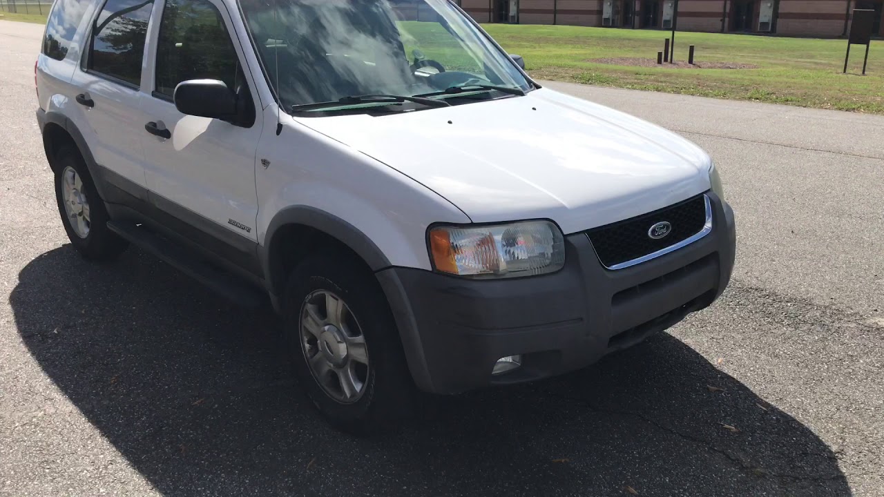 2001 2002 2003 Ford Escape XLT V6 transmission woes. Pov test drive walkaround