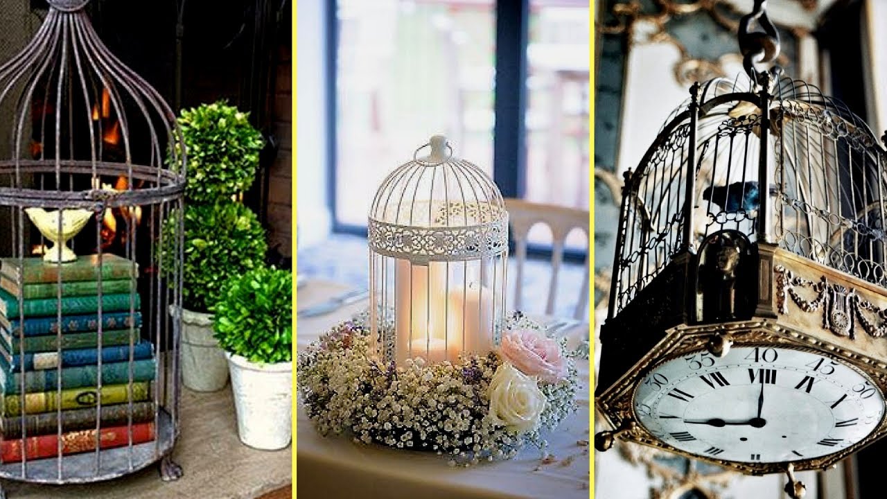 ❤ Vintage & Shabby Chic Birdcage Decoration Ideas- DIY Summer Decoration ❤