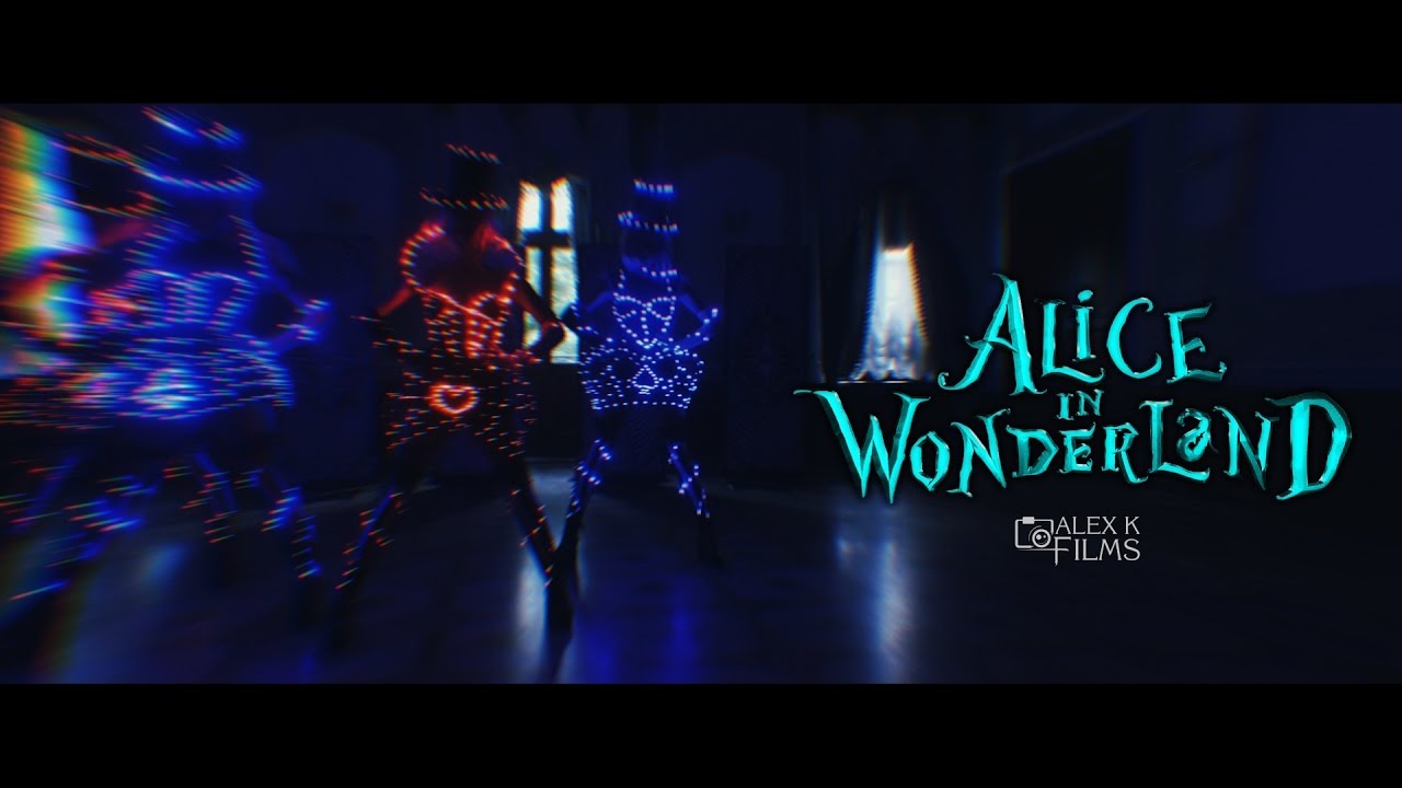 Alice in Wonderland ONE WAY Dance LED Cosplay Show Promo by @ALEXKFILMS Helloween