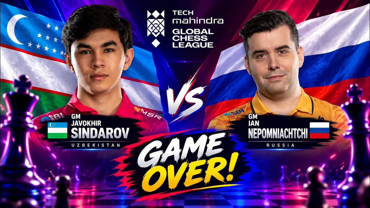 GAME OVER! GM Javokhir Sindarov vs GM Ian Nepomniachtchi