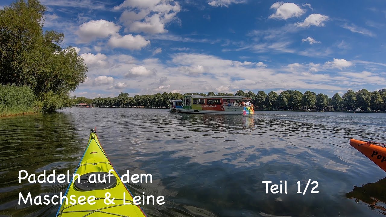 Paddeltour auf dem Maschsee und der Leine Teil1/2 - P&H Scorpio MV/HV