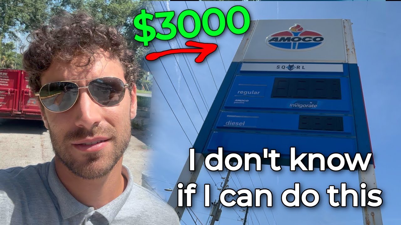 They asked me to remove a MASSIVE 30FT Gas station sign for $3000?