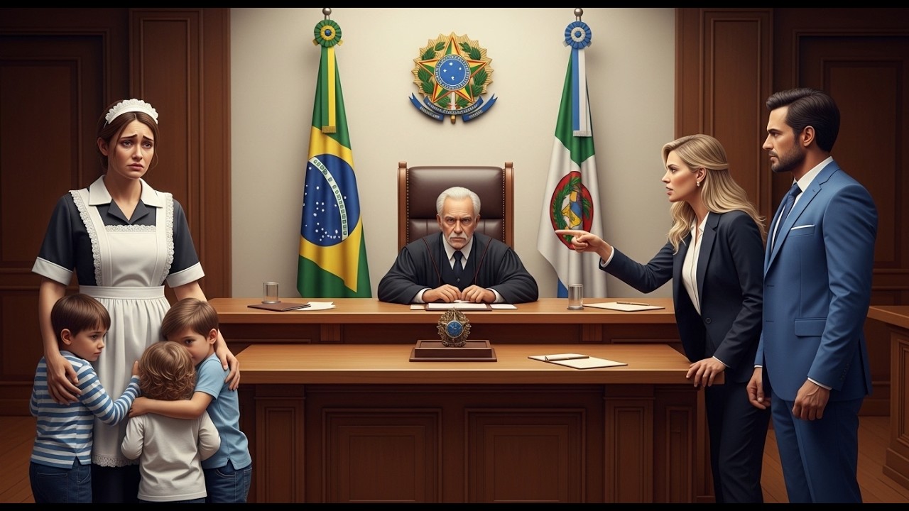 Faxineira no Divórcio: A Escolha dos filhos do Milionário que Ninguém Esperava..