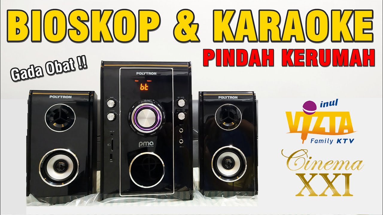DENGARKAN SENSASI SUARANYA SPEAKER POLYTRON PMA 9503 BISA KARAOKE DIRUMAH - Review dan Unboxing