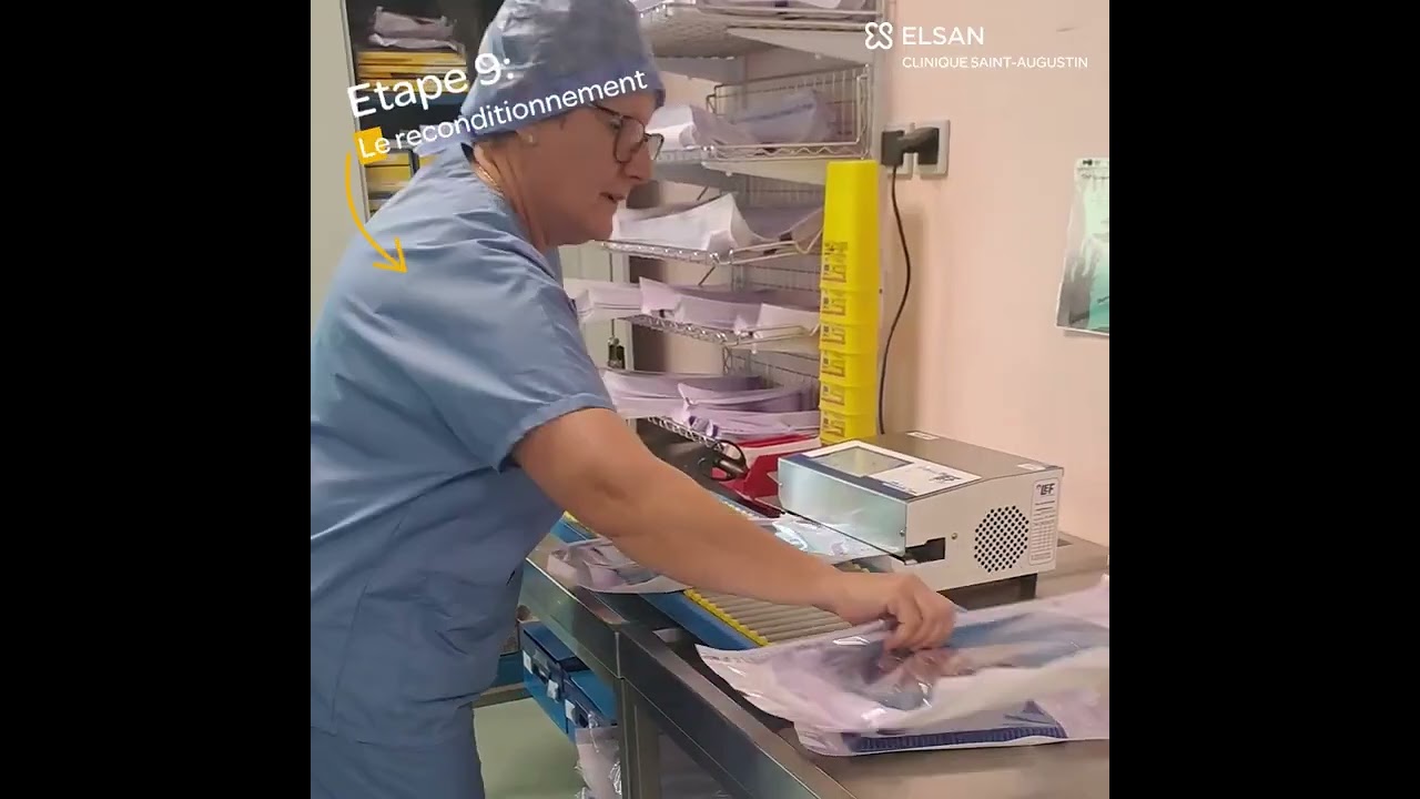 En immersion au service de stérilisation de la Clinique Saint-Augustin de Bordeaux