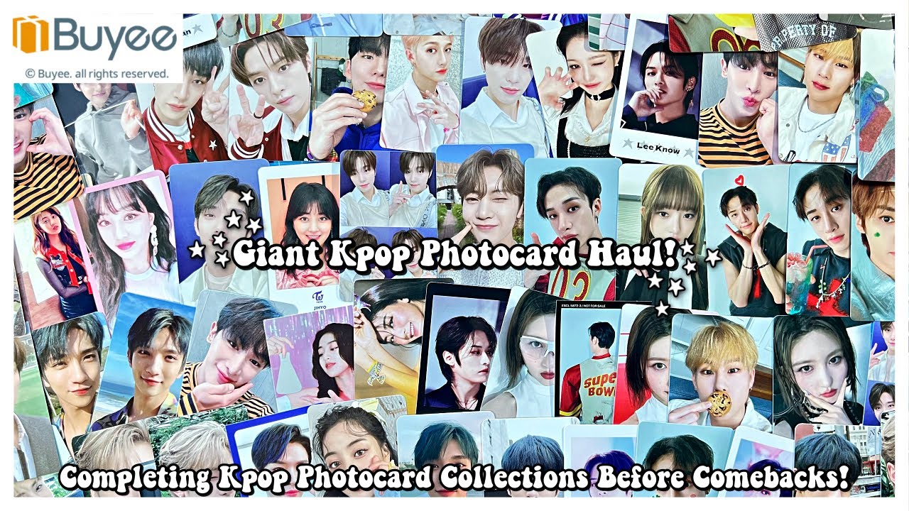 HUGE Kpop Photocard Haul ✰ Completing Photocard Collections With Buyee