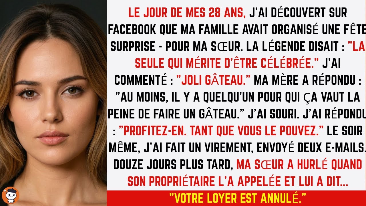 Le jour de mes 28 ans, ma famille a célébré ma sœur… et j’ai pris ma revanche silencieuse