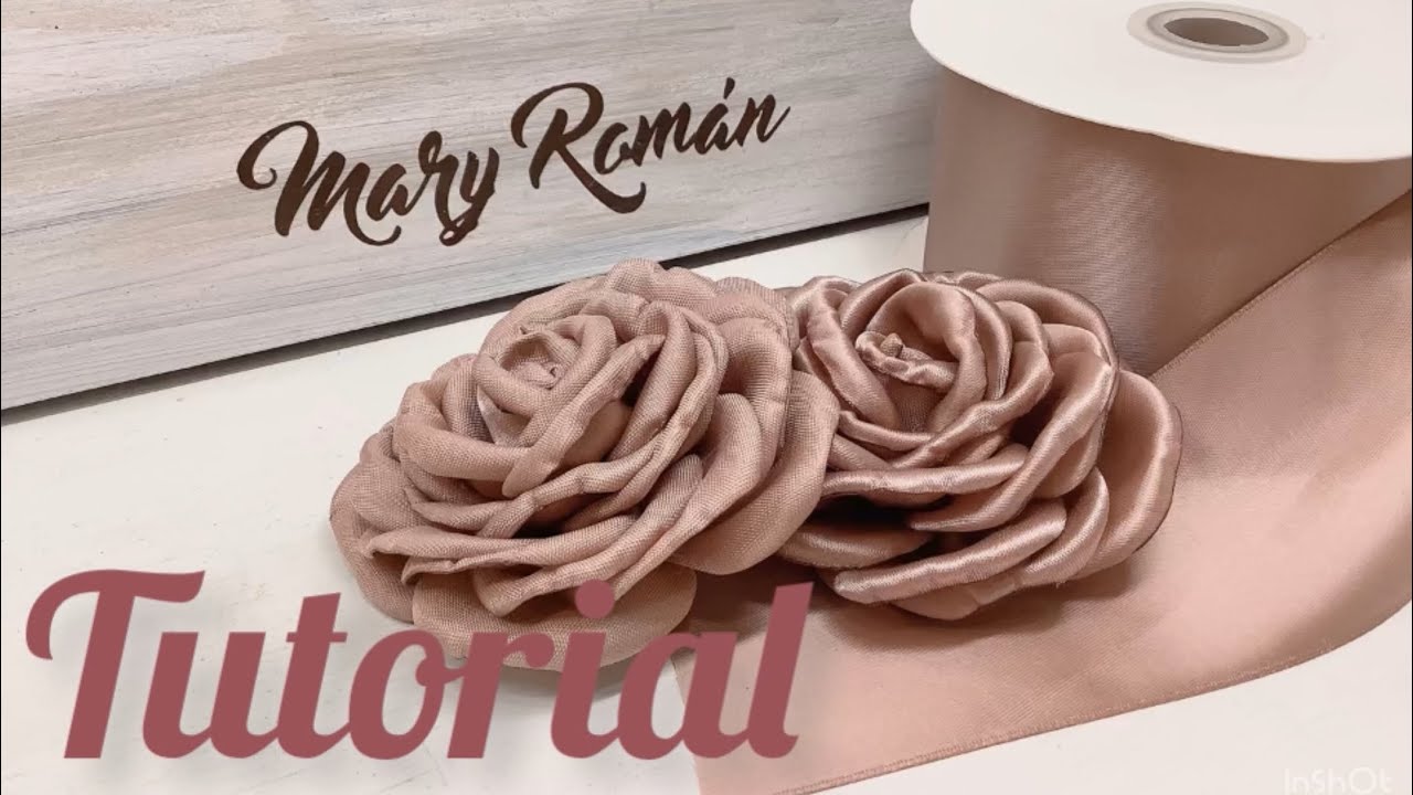 Tutorial flores  de listón @MARYROMANARTESANA