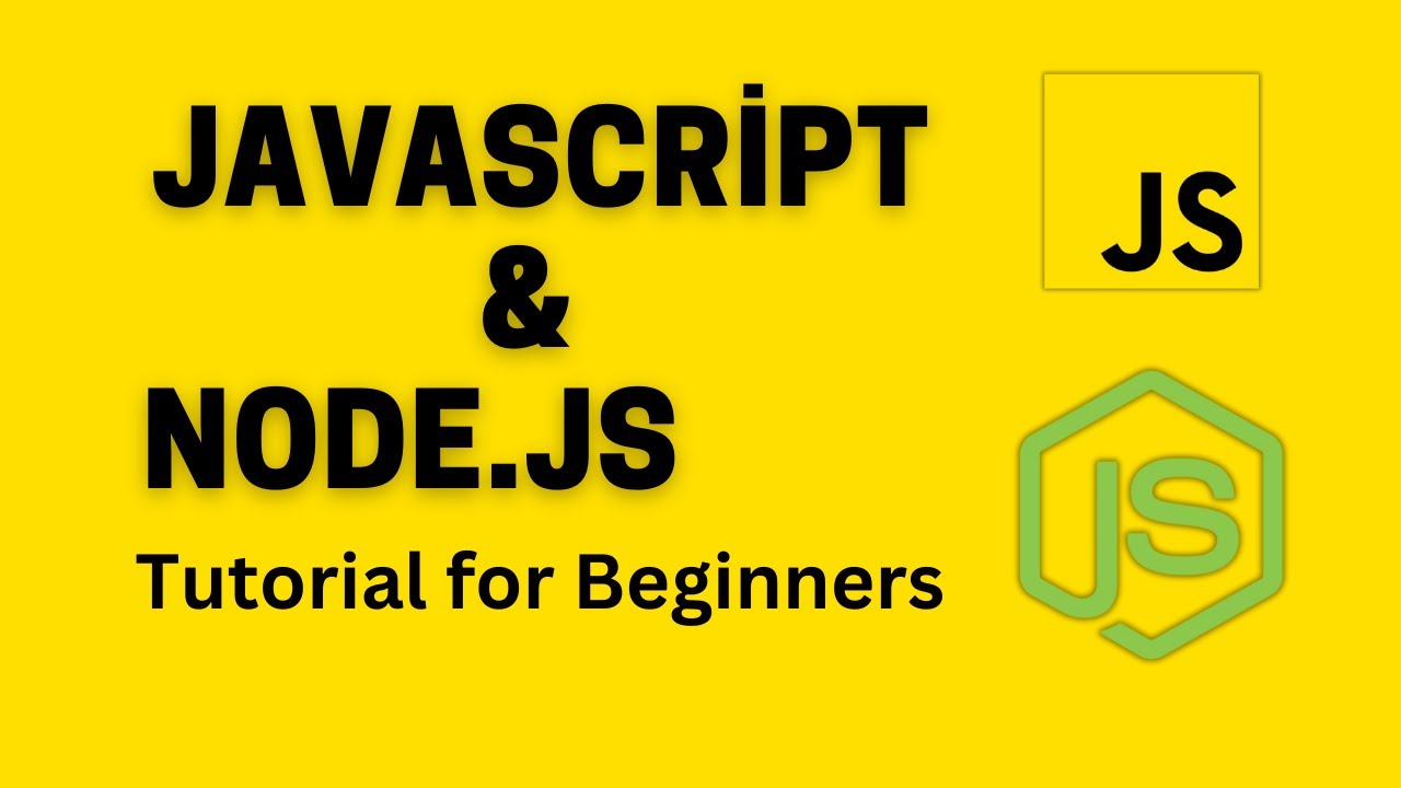 JavaScript & Node.js Crash Course for Beginners (2024)