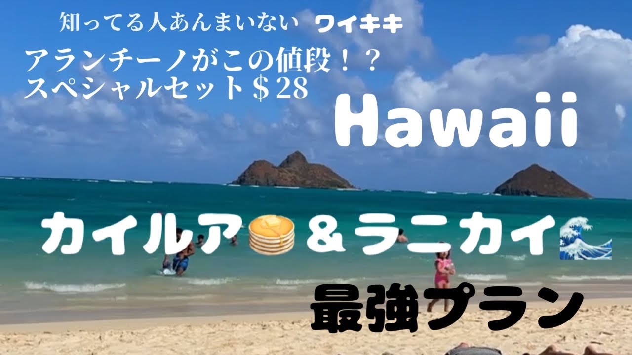 【子連れハワイ後編】アランチーノがこの値段？カイルア＆ラニカイ徹底ガイド