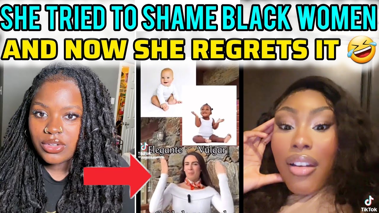 BLACK AMERICANS REACT TO THE VIRAL ELEGANCE & VULG@R TIKTOK CHALLENGE