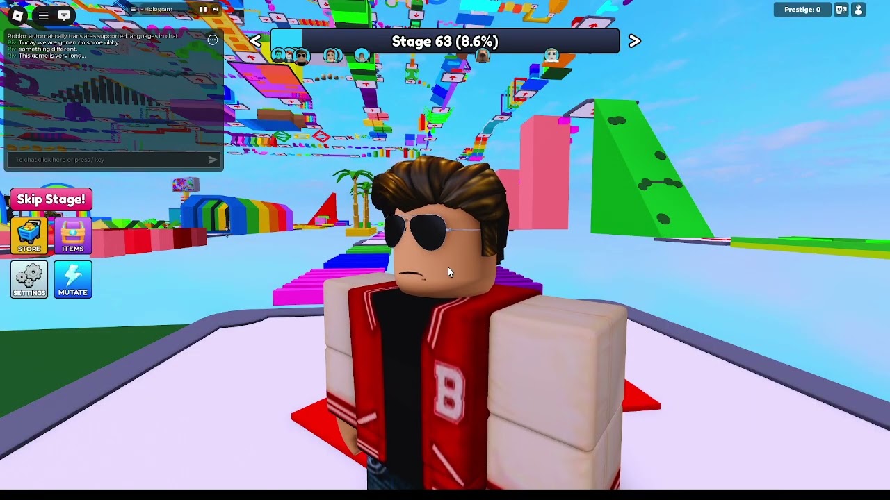 I tried Roblox Obby for the first time! (It didn't go well).
