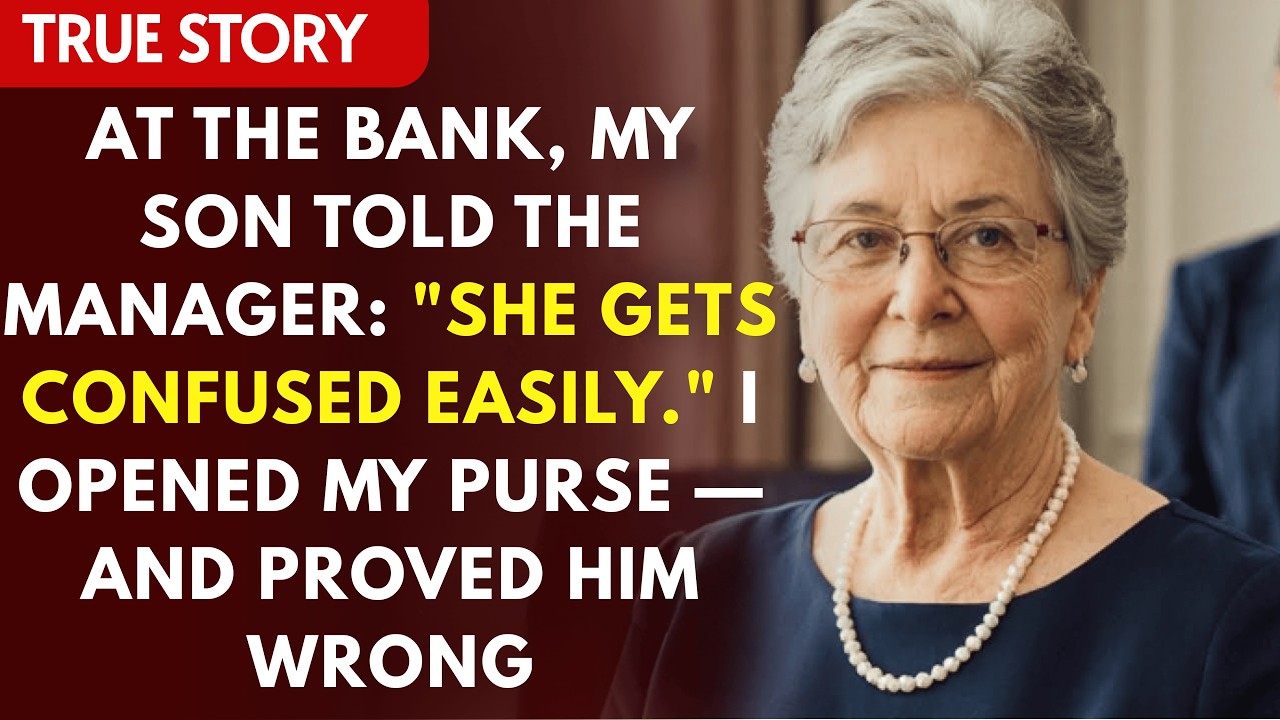 At The Bank, My Son Told The Manager: 