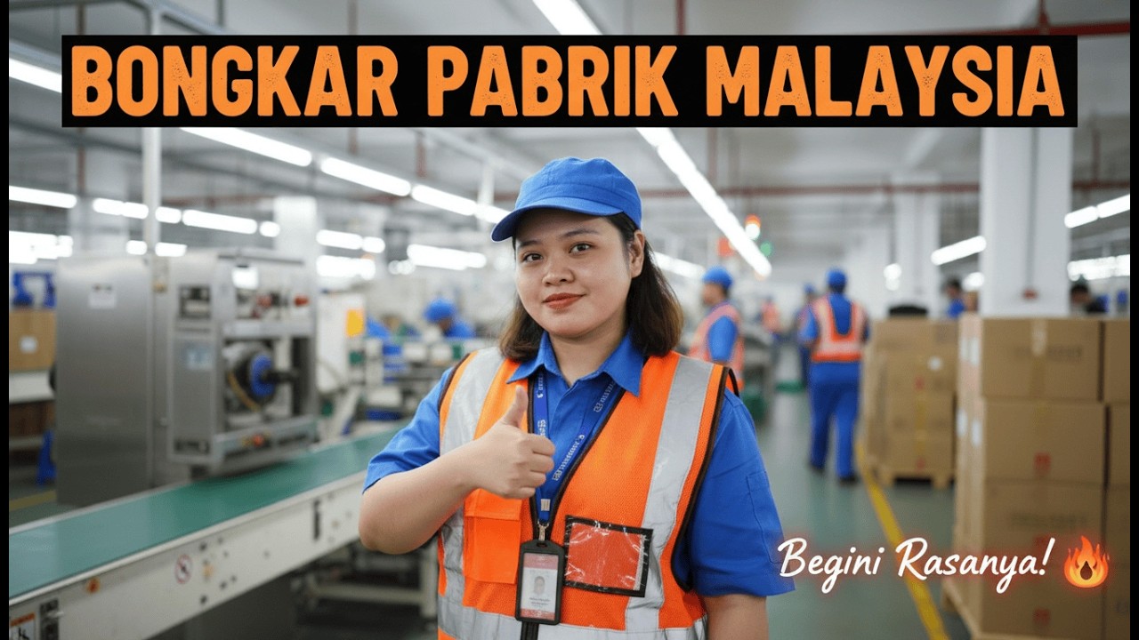 Beginilah Suasana Kerja di Kilang Malaysia 🇲🇾 Realita Anak Rantau