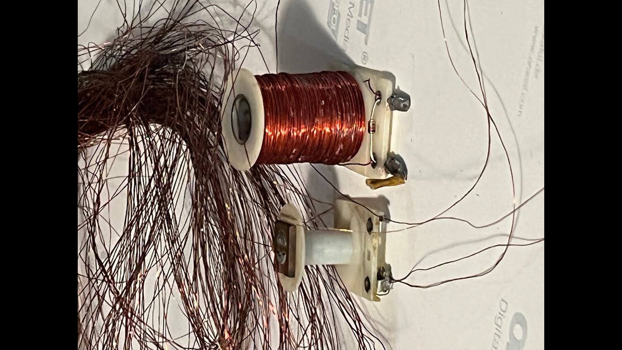 Home made pinball coil.