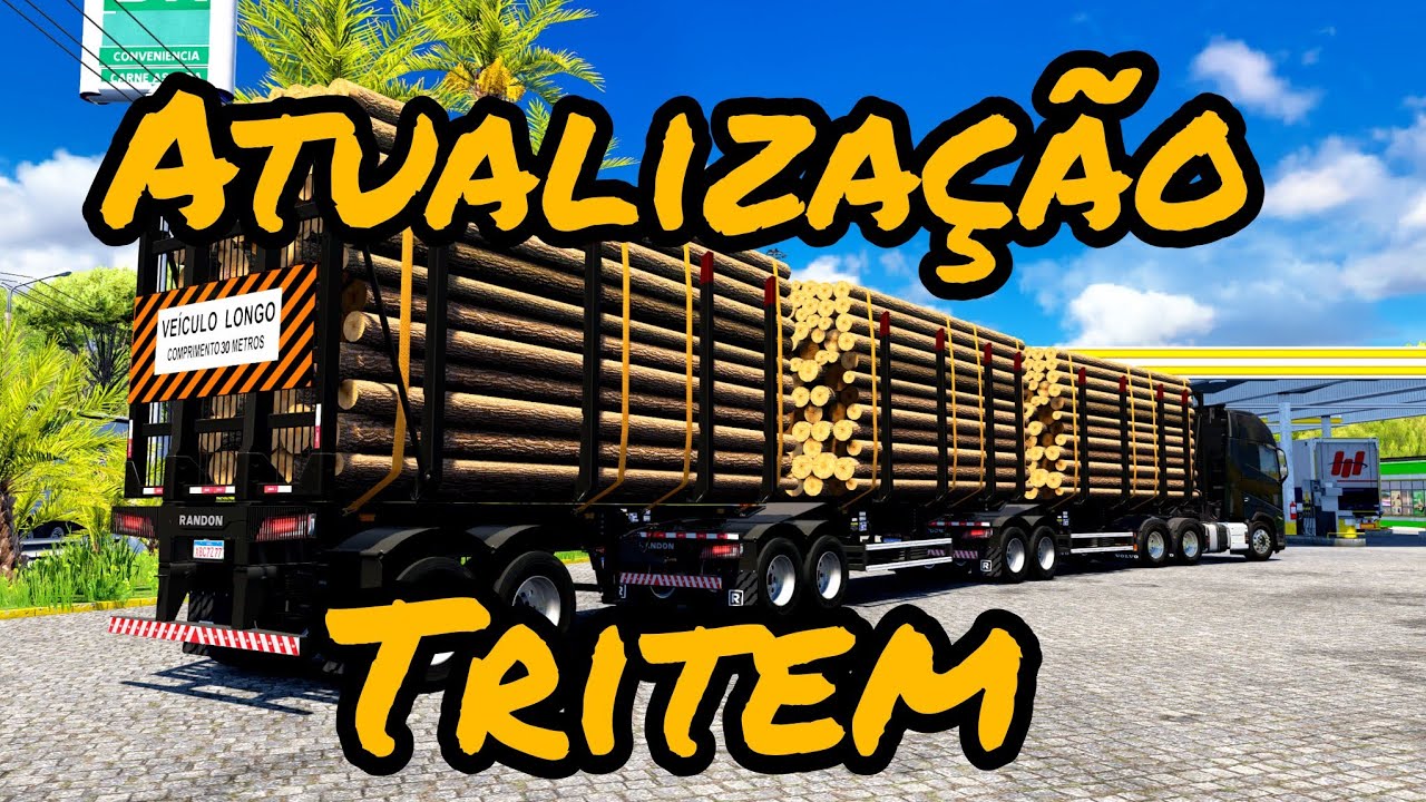 PACK 04 ATUALIZAÇÃO TRITEM + LOGÍSTICA E CARREGAMENTO DINÂMICO  ETS2 1.58 2026 AM29