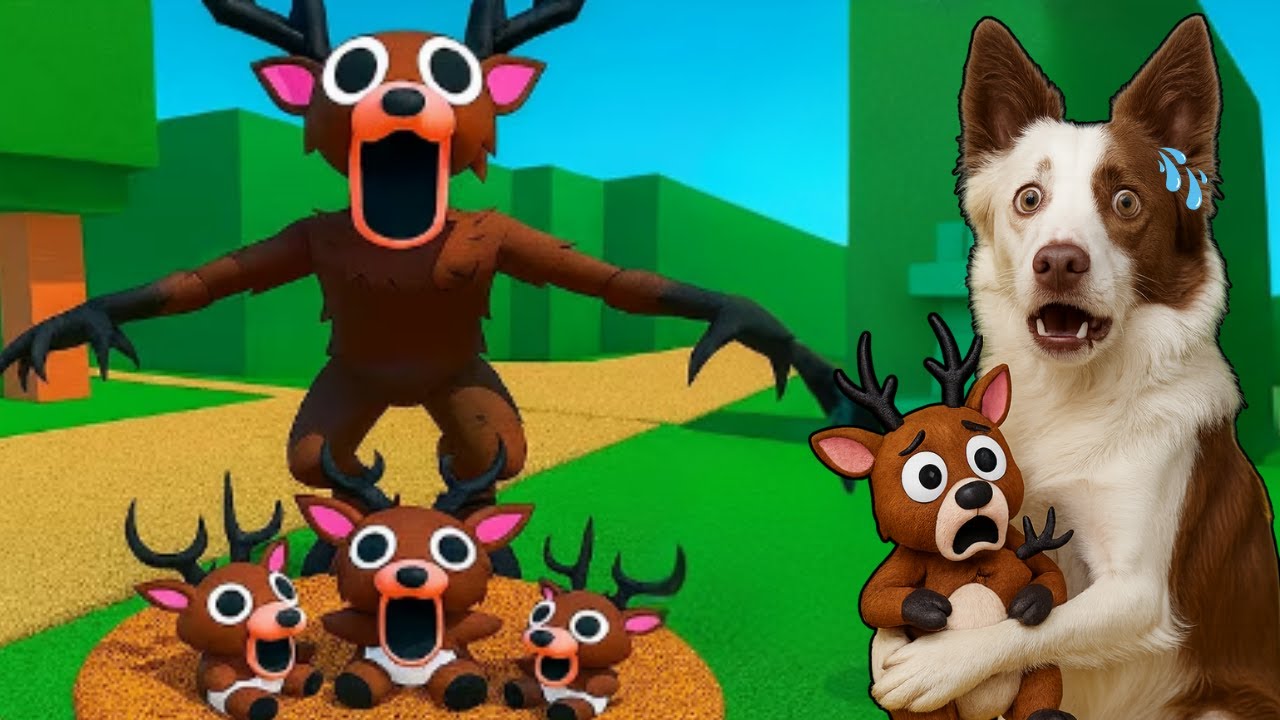 ¡ROBO los BEBES del CIERVO de 99 NOCHES en el BOSQUE! 😱 ROBLOX
