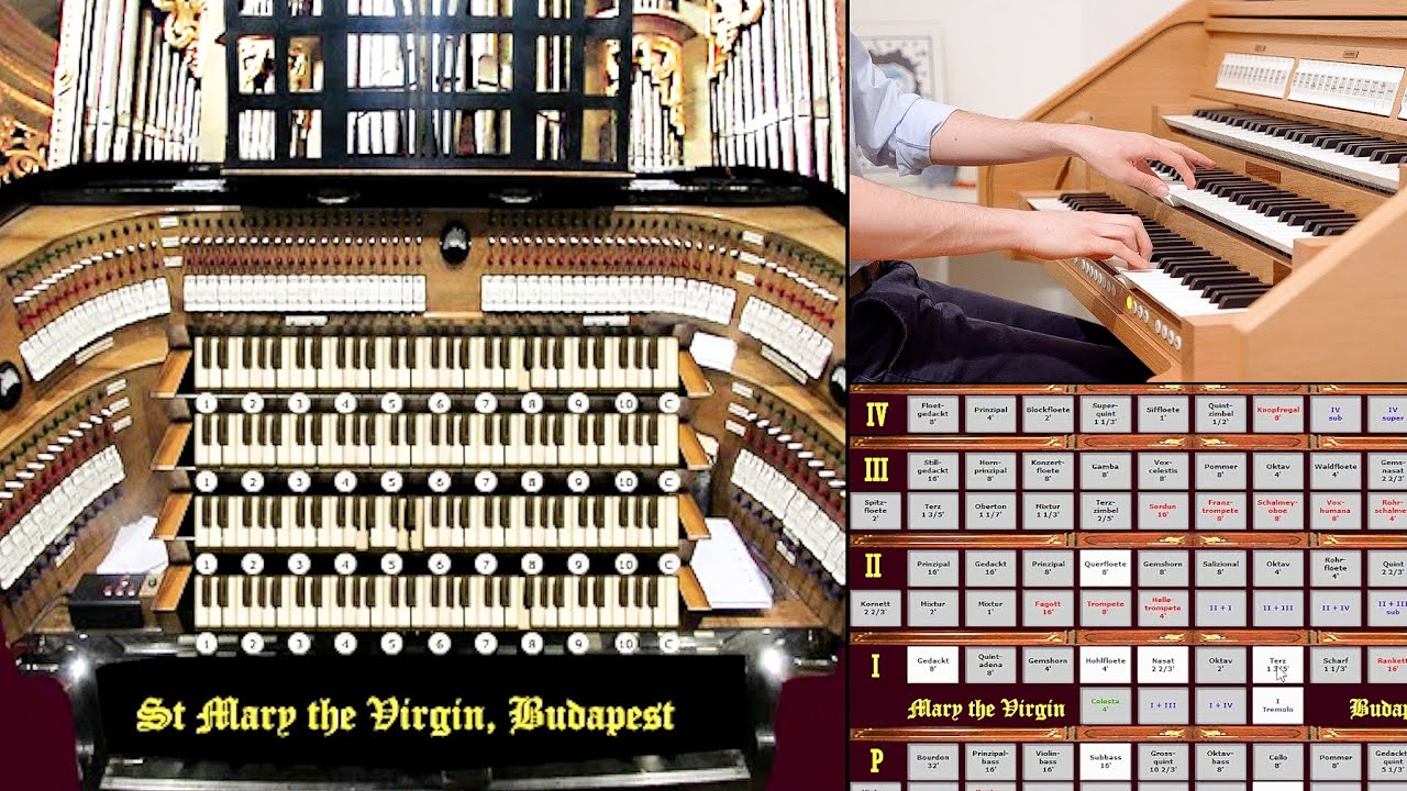 The MASSIVE 4-Manual-Organ of St. Mary-Church in Budapest (71/IV) • Hauptwerk Sampleset - Paul Fey