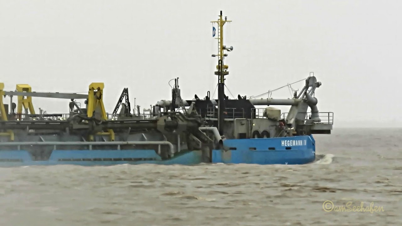Schiffe Beobachten bei Wind & Wetter Emden shipspotting in wind & weather HEGEMANN IV