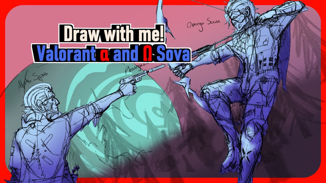 Drawing Sova from Valorant || Drawing / Illustration || Art stream