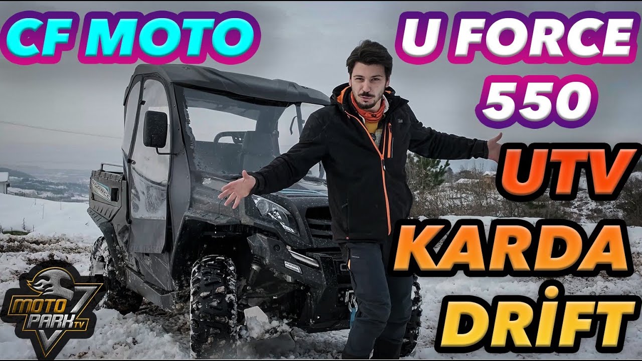 UTV İLE KARDA DRİFT YAPTIK :) / CF MOTO UFORCE 550 VLOG