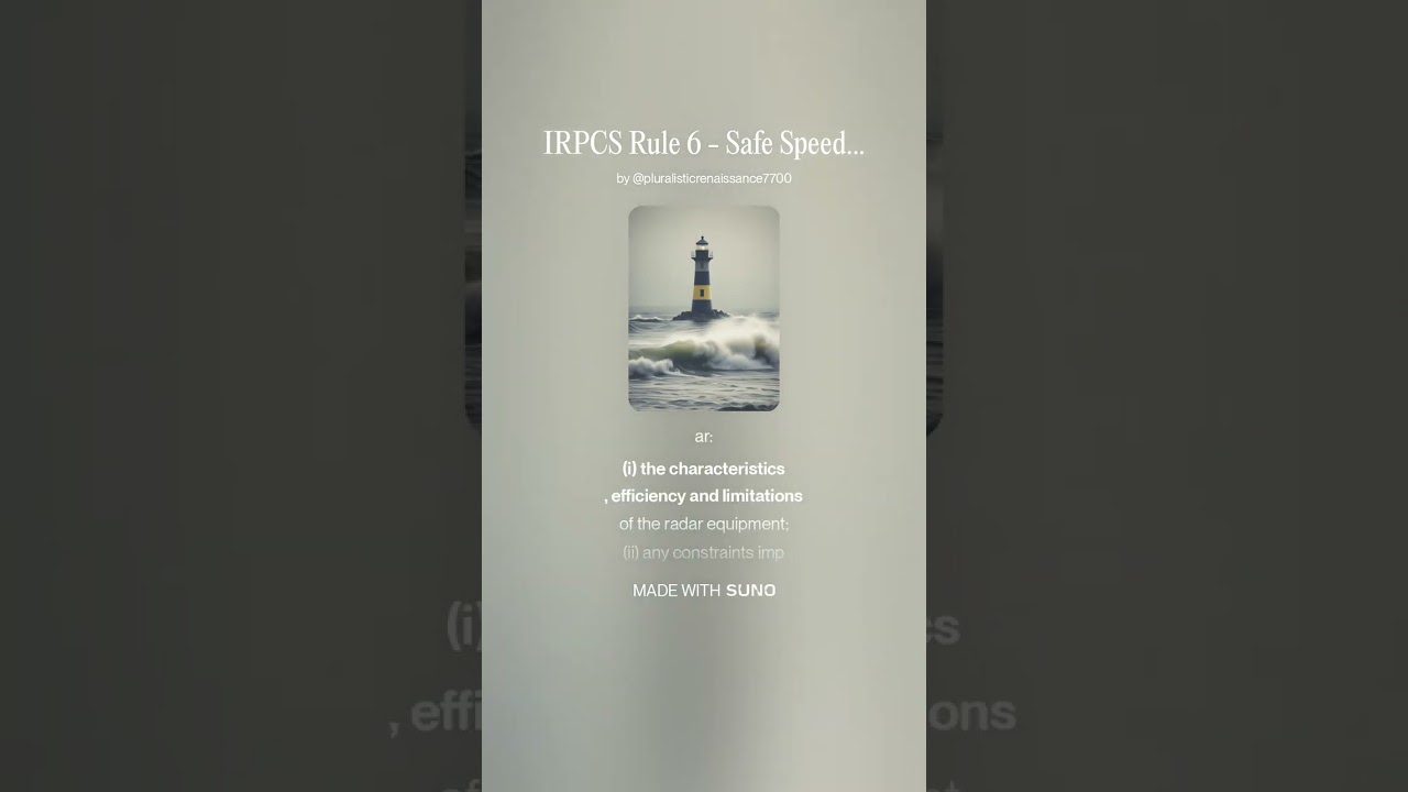 IRPCS Rule 6 - Safe Speed - Hardstyle