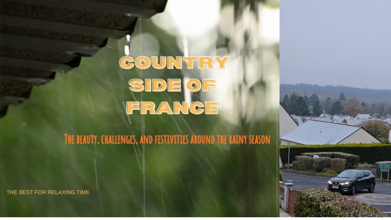 The best for Relax time, Rainy season country of France. Beauty full nature 🌿🌲 a littles sound music