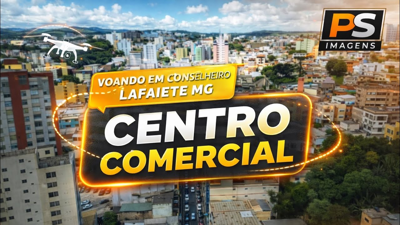Centro Comercial de Conselheiro Lafaiete, MG.
