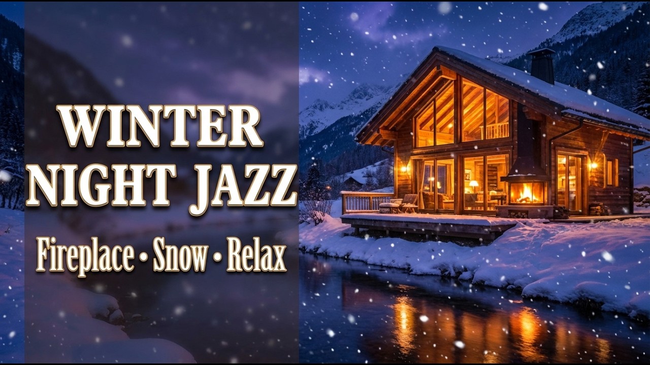 Winter Jazz Music ❄️ Cozy Coffee Shop Ambience & Relaxing Jazz Instrumental Music for Studying, Work