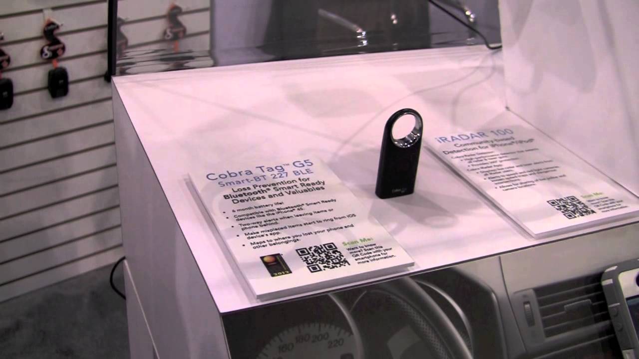 CES 2012:  Cobra Tag G5 Wireless Locator