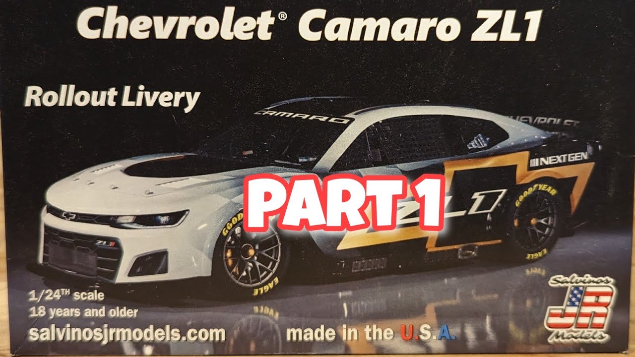 NASCAR Group Build part 1. Salvino JR's Roll Out livery Camaro.