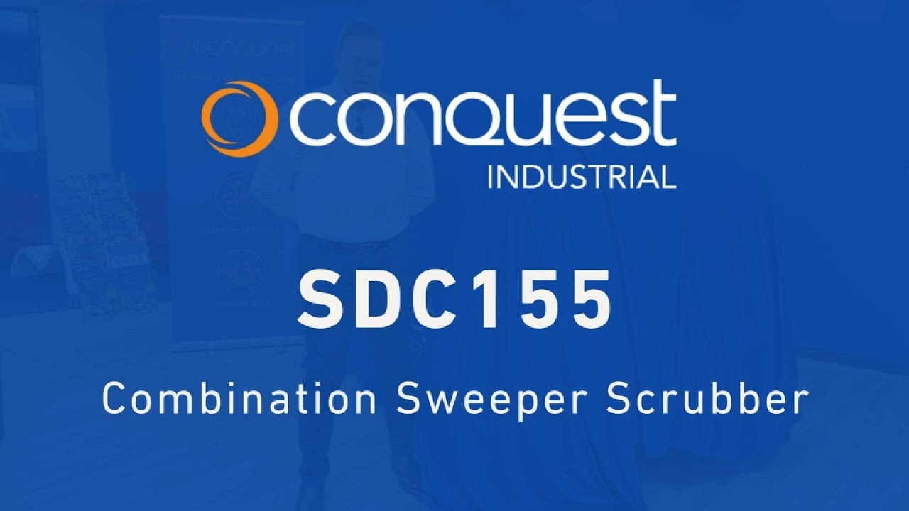 Conquest SDC155 Combination Sweeper Scrubber Launch