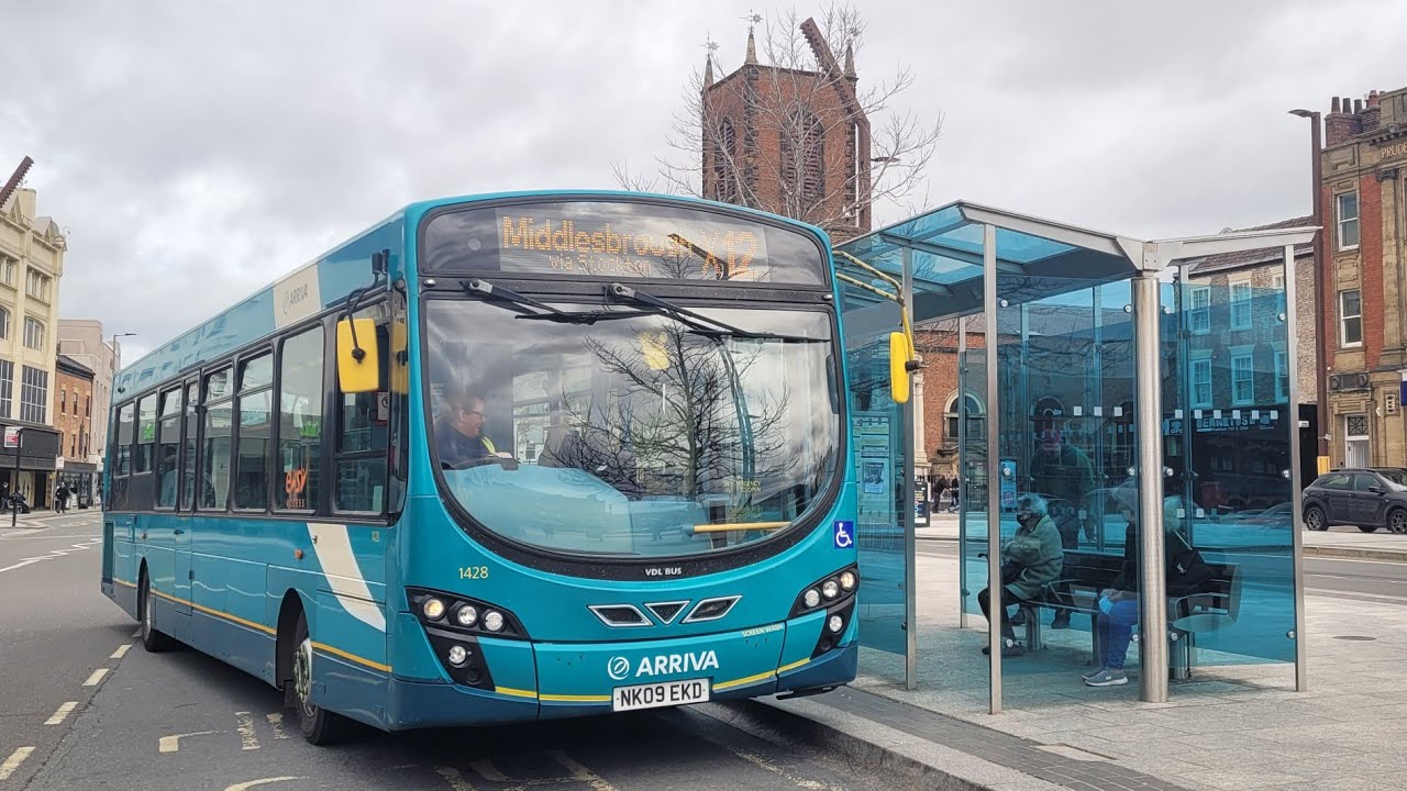 [HD WS] *THRASH* Arriva North East 1428 (NK09 EKD) On The X12