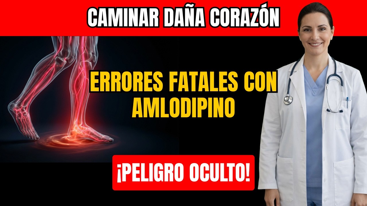 Cardiólogo IMPACTADO: 5 Errores al Caminar que Mayores con Amlodipino Cometen Cada Día