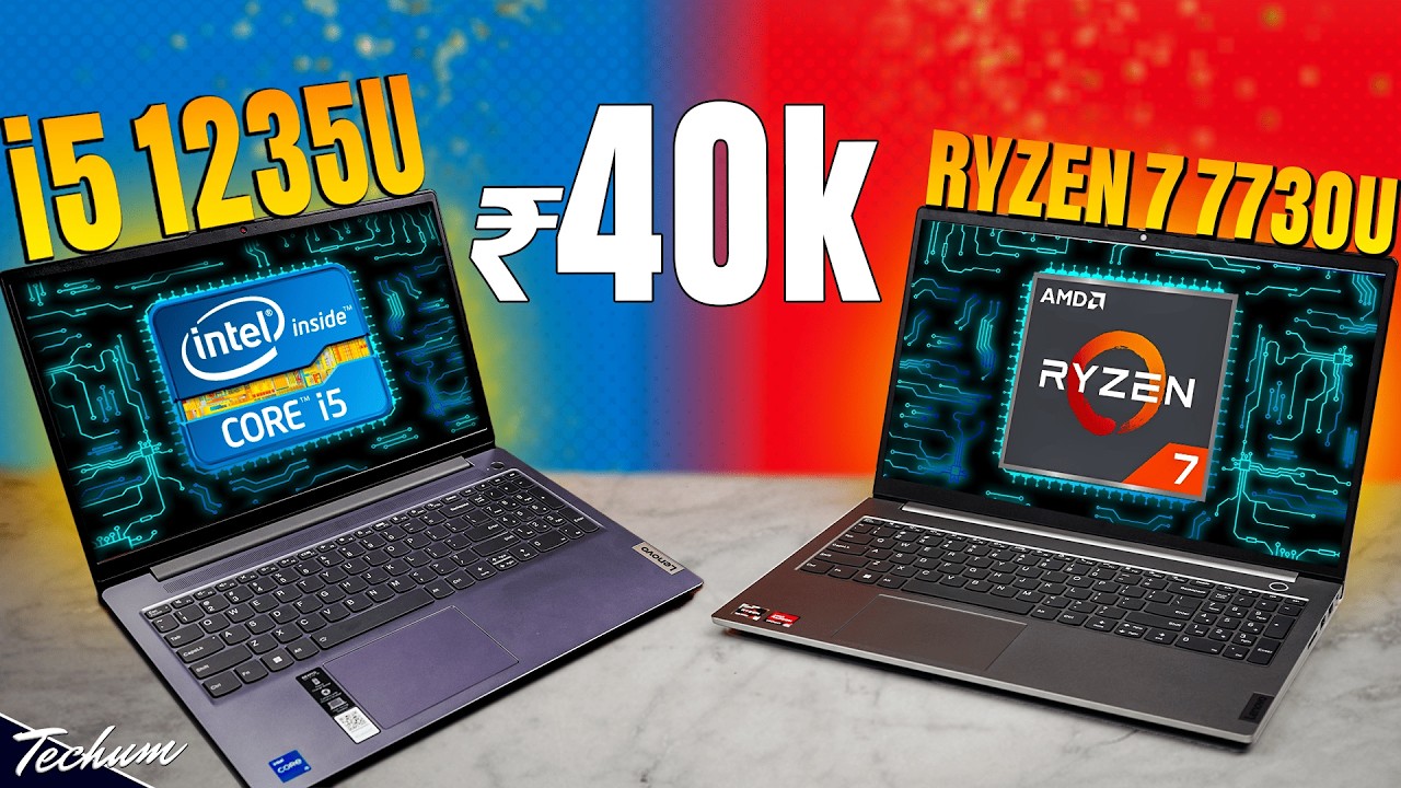 I Tested Lenovo Ryzen7 7730U vs Intel i5-1235U for 30 Days Heres What I Found💥Laptop Under 40000