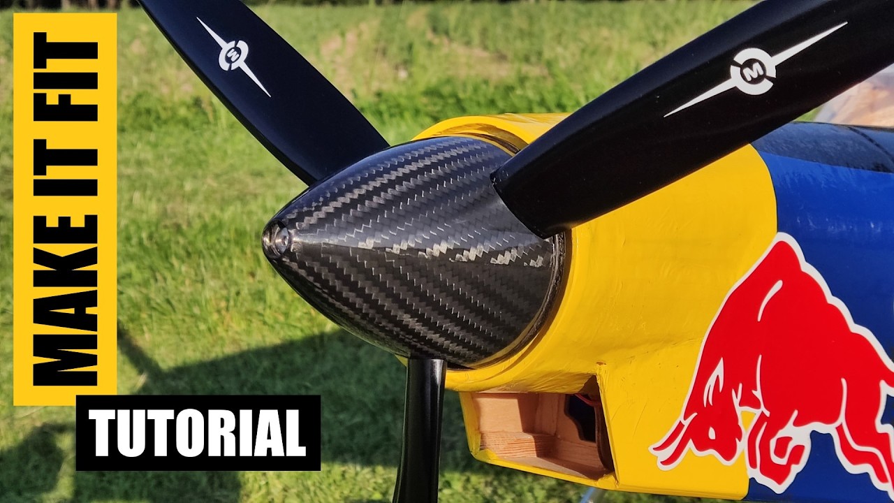 HOW TO MAKE RC PLANE SPINNERS FIT PERFECT ?
