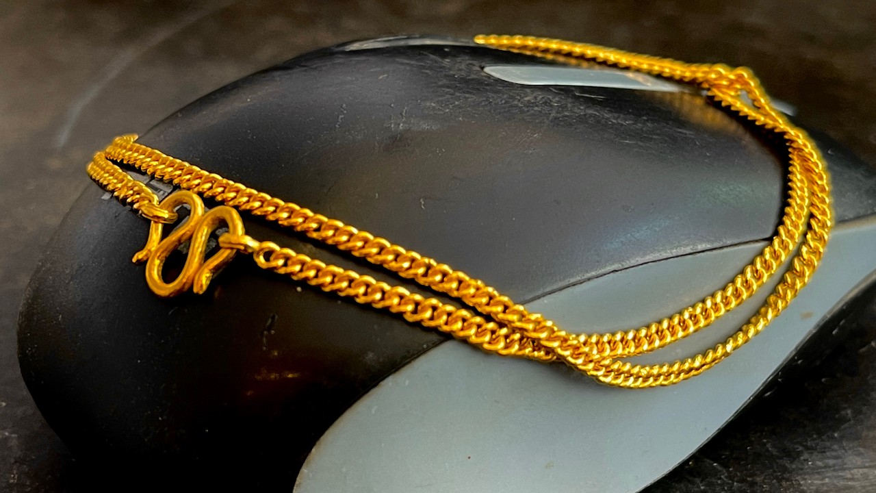 How I Made a Gold Chain By Hand | Gold Jewelry Making Process